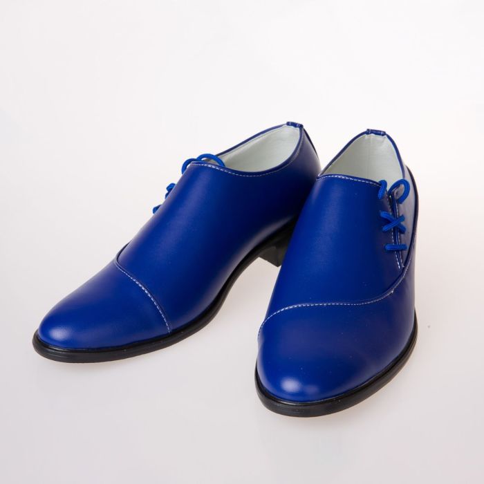 Royal blue dress shoes men