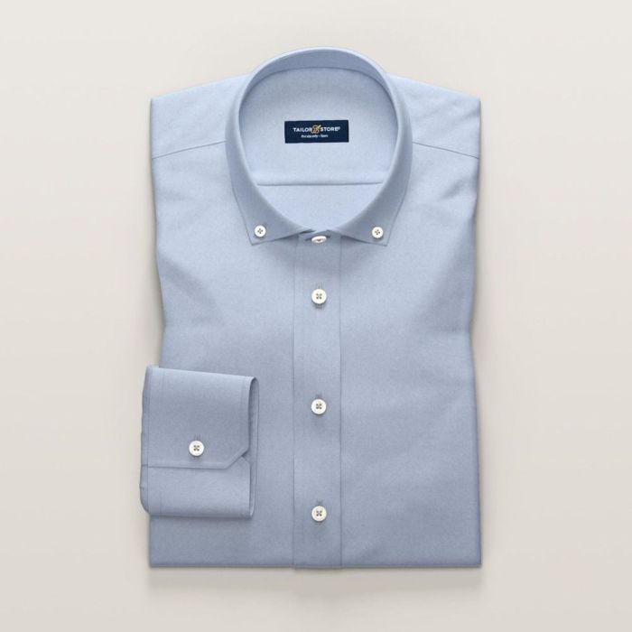 Light blue silk dress shirt mens