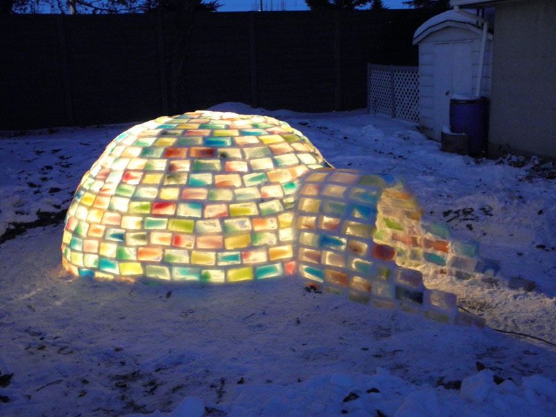 How to make an igloo decoration