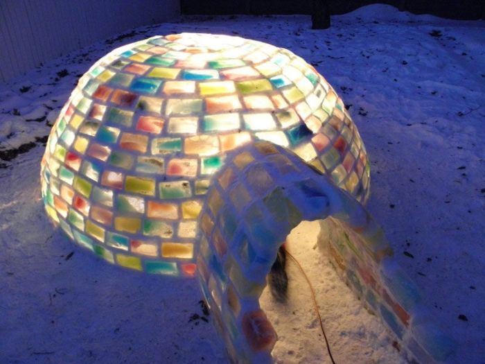 How to make an igloo decoration