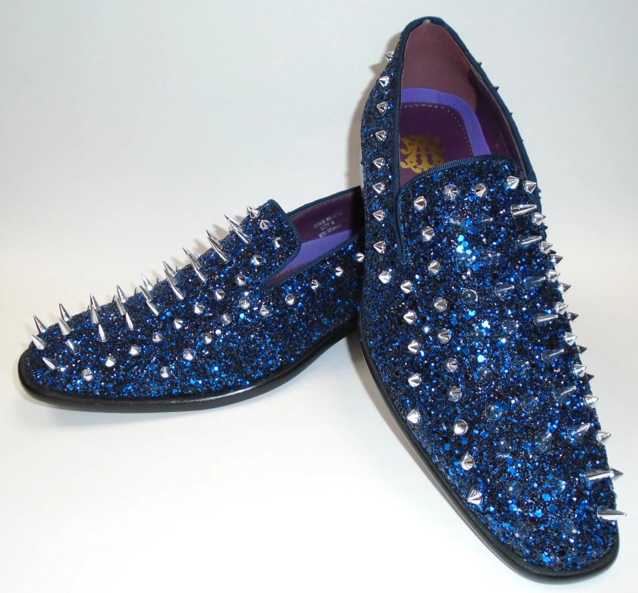 Royal blue dress shoes men