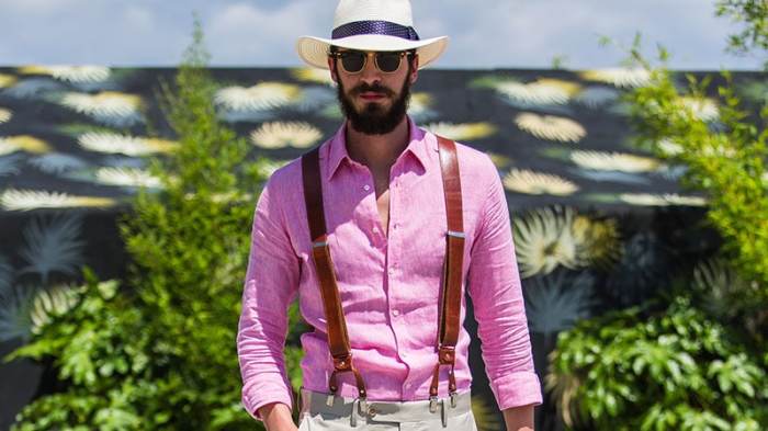 Mens pink dress shirt outfit