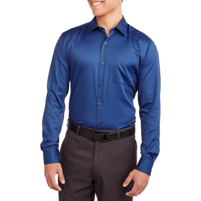 Sateen dress shirt mens