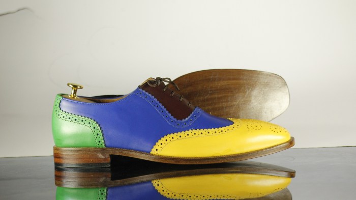 Shoe tip brogue sole wingtip oxford bonanza