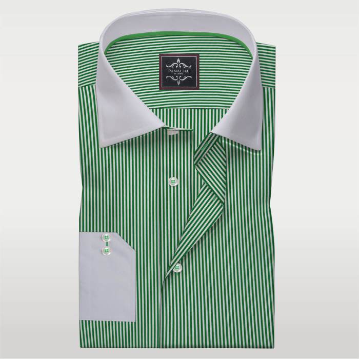 Mens dress shirts white collar and cuffs